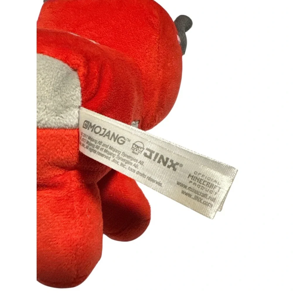Minecraft Happy Explorer Baby Mooshroom Red Cow Small 2017 Plush Mojang Jinx Toy